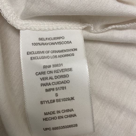 Sam Edelman Top Womens Small Beige Sleeveless Gold Chain Detail Blouse Shirt - Picture 10 of 12